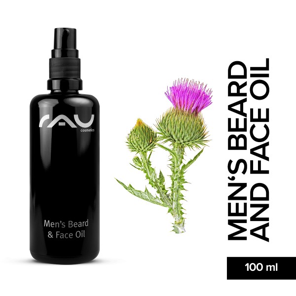 RAU Men´s Beard &amp; Face Oil 100 ml – ošetrujúci olej pre pleť a bradu
