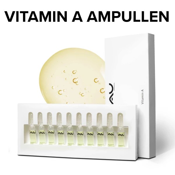RAU Vitamín A ampuly 10x 2 ml – komplex účinných látok – proteínov, ceramidov a panthenol